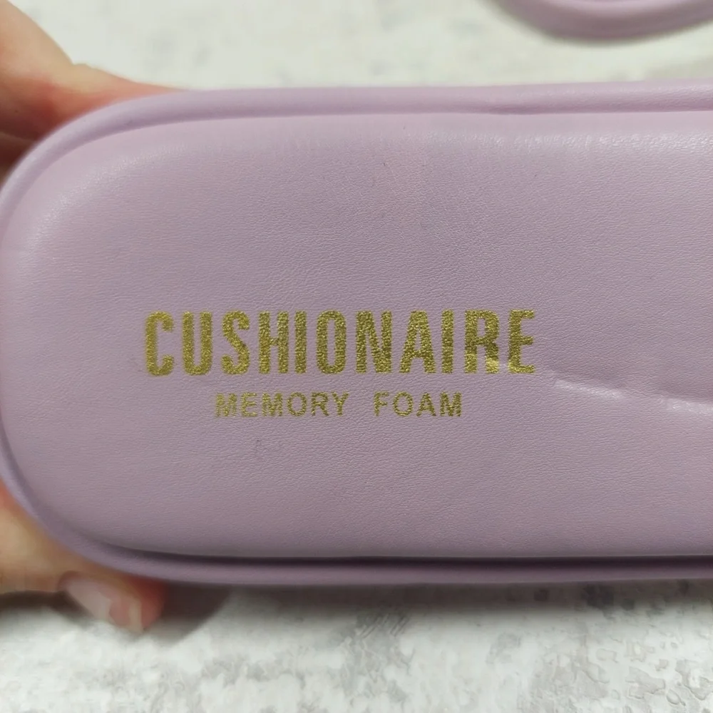 NEW Cushionaire Tudor Purple Summer Slide Flat Sandals H568 - Picture 10 of 12